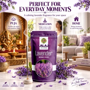 Lalaji Agarbatti Premium Lavender Incense Sticks