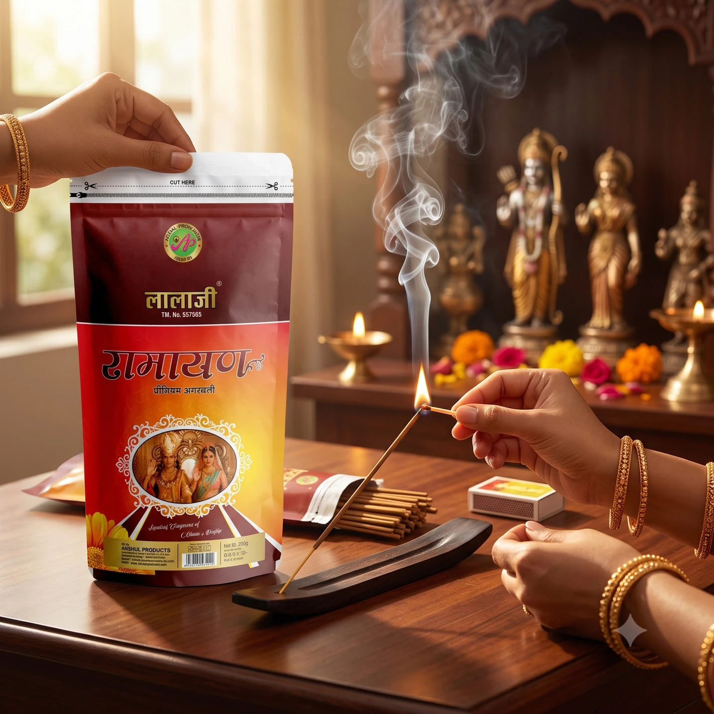 Lalaji Agarbatti Ramayan Premium Agarbatti Incense Sticks - Image 2